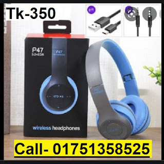 p47 wireless headphone