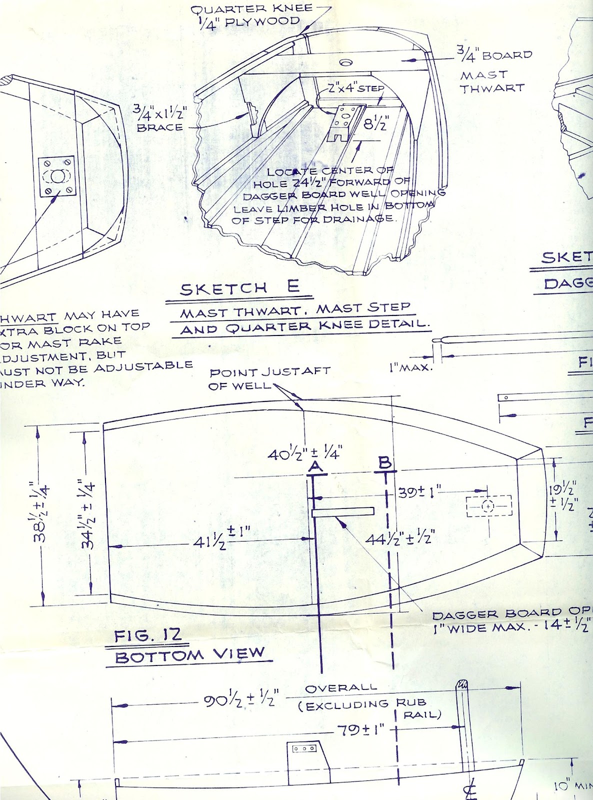 Wooden Optimist: Original Clearwater Plans
