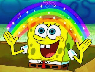  Sponge Bob Sünger Bob gökkuşağı rainbow