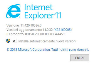 disinstallare internet explorer