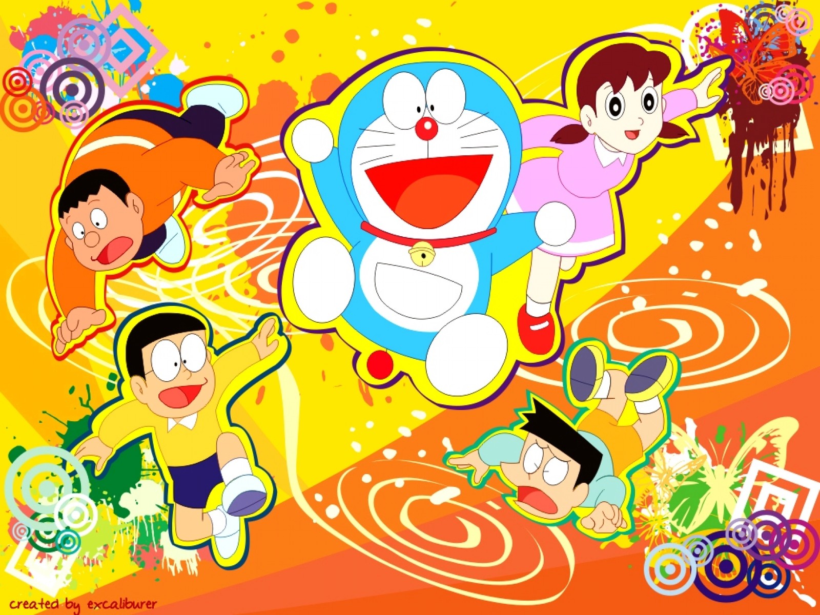  Wallpaper  Doraemon  HD  Keren