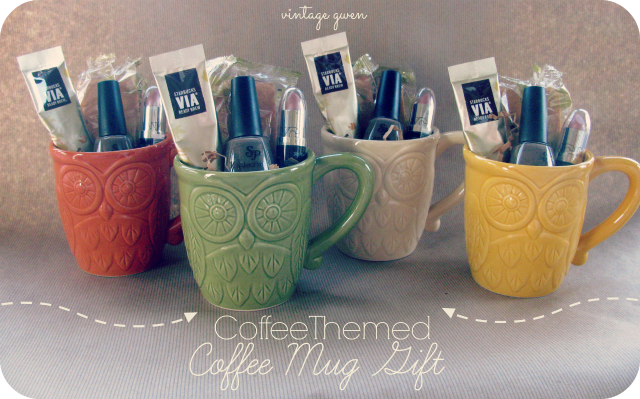 Vintage Gwen: Coffee Themed Coffee Mug Gift