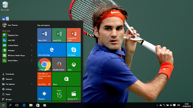 Tennis Theme For Windows 8/8.1 and 10