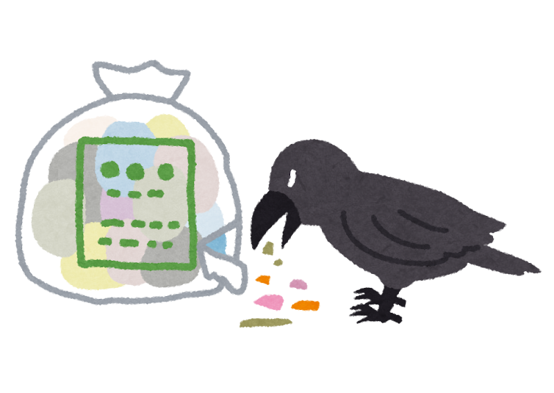 ゴミを漁るカラスのイラスト かわいいフリー素材集 いらすとや ゴミを漁るカラスのイラスト かわいいフリー素材集 いらすとや