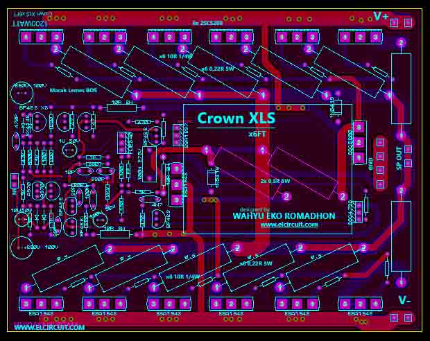 Crown Power Amplifier Circuit Diagram In 2020 Audio Amplifier Crown Amplifier Power Amplifiers