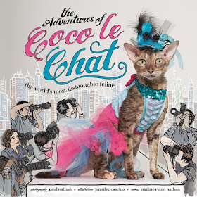The cover of the book, Coco le Chat