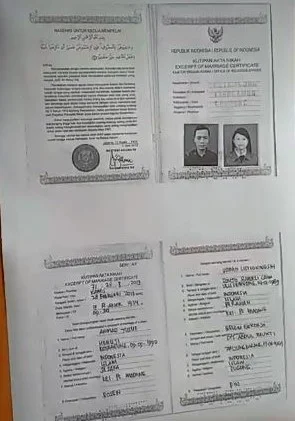 hasil fotocopy Buku Nikah dengan kyocera