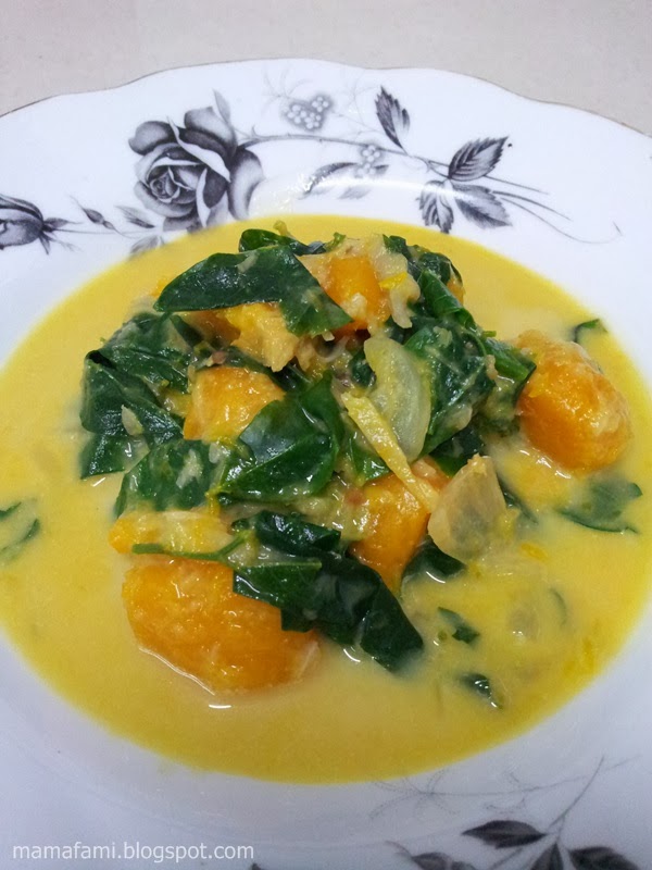 MamaFaMi's Spice n Splendour: Labu masak lemak dengan 