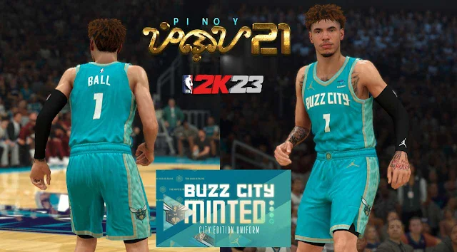 NBA 2K24 Charlotte Hornets City Edition Jersey