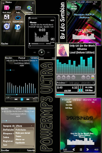 Mobifactor PowerMP3 Ultra v.1.18 S60v3 by Léo Symbian (New icon + 100 skins)