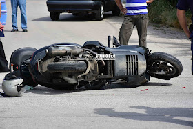 Τροχαίο με μηχανάκι στο Ναύπλιο - Τραυματίας ο οδηγός 