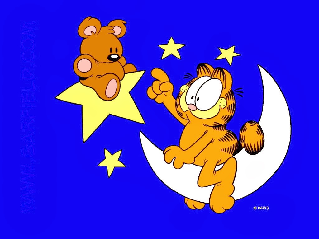 WALLPAPER GARFIELD DAN TEDDY Gambar Kartun Lucu Dan Wallpaper