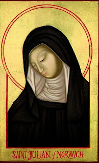 saint, julian, norwich, icon, painting