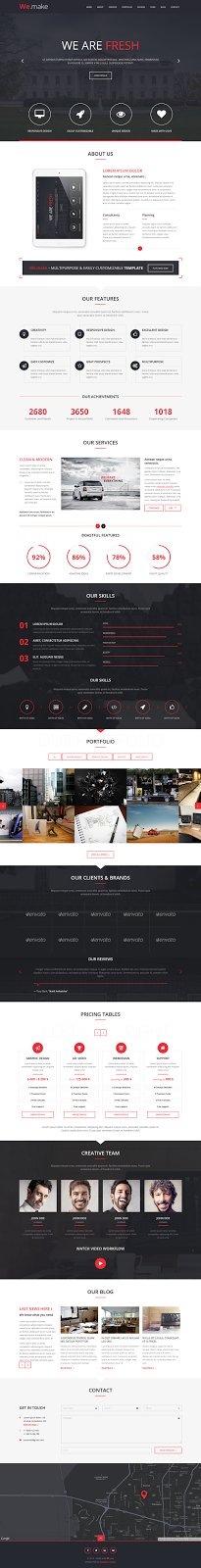 Premium Responsive One Page Theme 