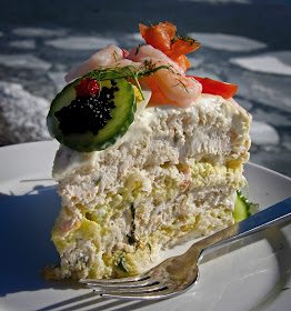 Smörgåstårta is a savoury Swedish party cake