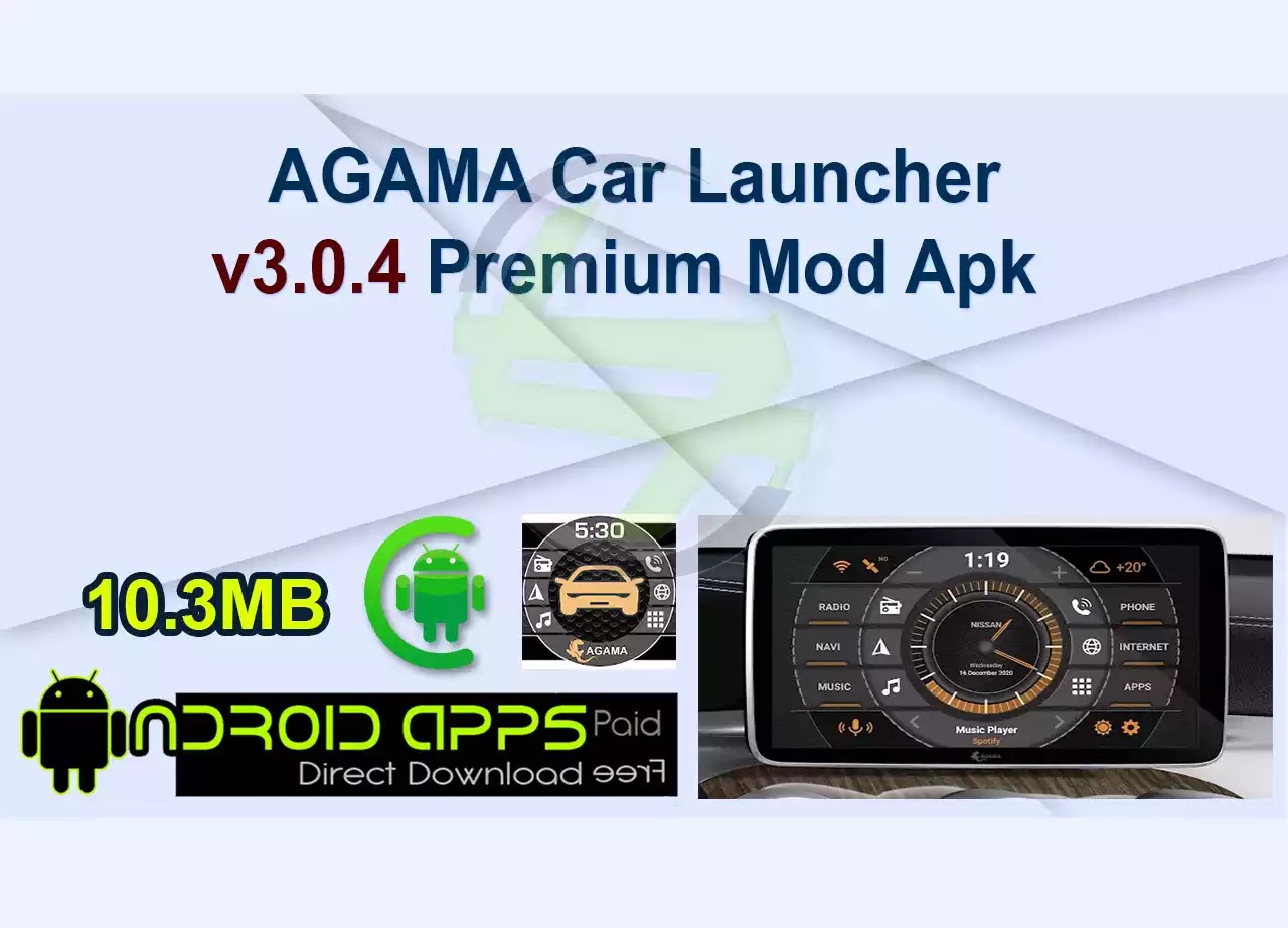 AGAMA Car Launcher v3.0.4 Premium Mod Apk