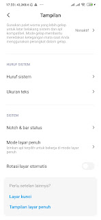 Cara Menampilkan Indikator Baterai Xiaomi MUI 11/12