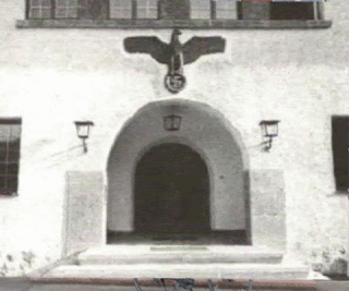 Nazi eagle at Stanggass Reichskanzlei Berchtesgaden