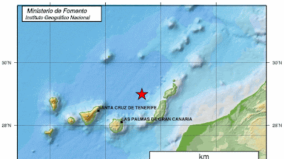 Terremoto oeste Lanzarote - Fuerteventura