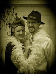 Us dressed up for the 20's theme at the Rawlins "Pride & Passion Ball"