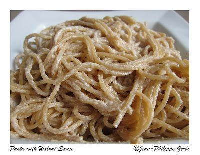 Image of Pasta with walnut sauce recipe