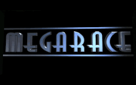 Mega Race DOS title screen