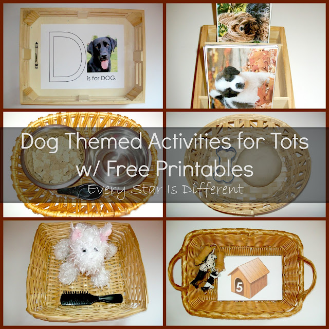 Dog Activities for Tots and Preschoolers with Free Printables