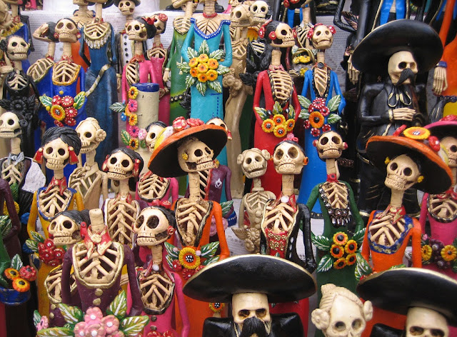 dia de los muertos,tiny skulls,cute