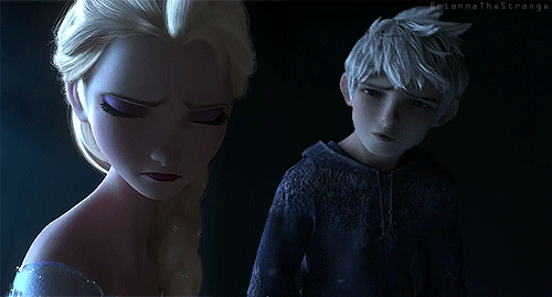Jack Frost and Elsa Frozen