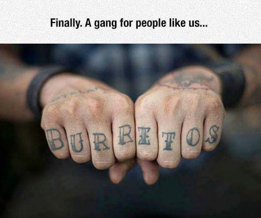 Finally. A gang for people like us.