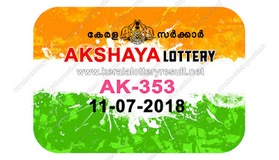 KeralaLotteryResult.net, kerala lottery result 11.7.2018 akshaya AK 353 11 july 2018 result , kerala lottery kl result , yesterday lottery results , lotteries results , keralalotteries , kerala lottery , keralalotteryresult , kerala lottery result , kerala lottery result live , kerala lottery today , kerala lottery result today , kerala lottery results today , today kerala lottery result , 11 07 2018 11.07.2018 , kerala lottery result 11-07-2018 , akshaya lottery results , kerala lottery result today akshaya , akshaya lottery result , kerala lottery result akshaya today , kerala lottery akshaya today result , akshaya kerala lottery result , akshaya lottery AK 353 results 11-7-2018 , akshaya lottery AK 353 , live akshaya lottery AK-353 , akshaya lottery , 11/7/2018 kerala lottery today result akshaya , 11/07/2018 akshaya lottery AK-353 , today akshaya lottery result , akshaya lottery today result , akshaya lottery results today , today kerala lottery result akshaya , kerala lottery results today akshaya , akshaya lottery today , today lottery result akshaya , akshaya lottery result today , kerala lottery bumper result , kerala lottery result yesterday , kerala online lottery results , kerala lottery draw kerala lottery results , kerala state lottery today , kerala lottare , lottery today , kerala lottery today draw result, 