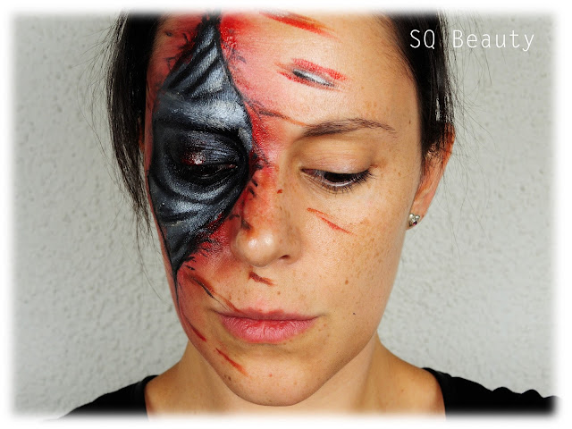 Maquillaje Terminator, Terminator Makeup look  Silvia Quirós