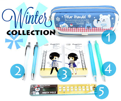 School supplies perfect for winter at CoolPencilCase.com!