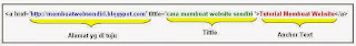 Pengertian Anchor Text dan cara membuatnya