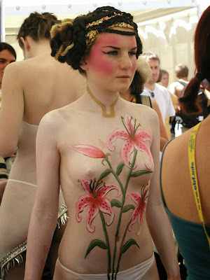 female art body painting photos