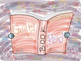 read, guilty, tag, the guilty reader book tag, book, The Book Portal, elena of the universe, drawing, sketch, art, own art, picture, image, bamboo paper, app  