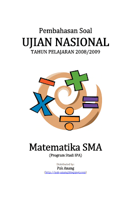 Pembahasan Soal Un Matematika Sma Programme Studi Ipa 2009