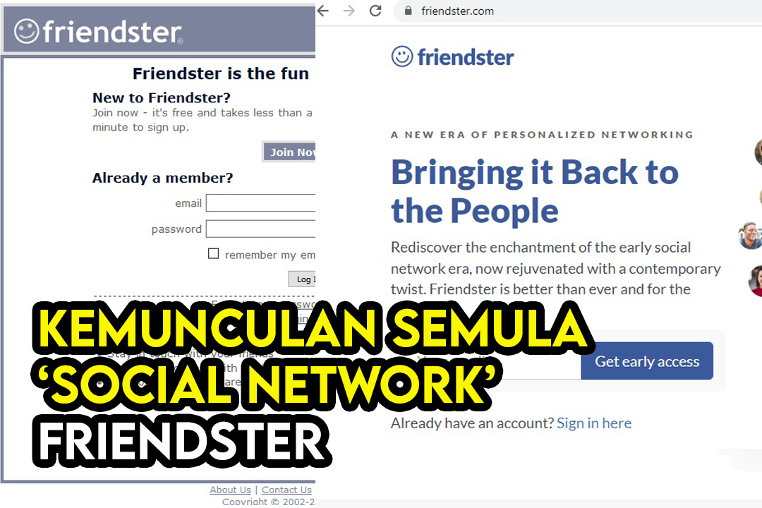 Kemunculan Semula Social Network Friendster