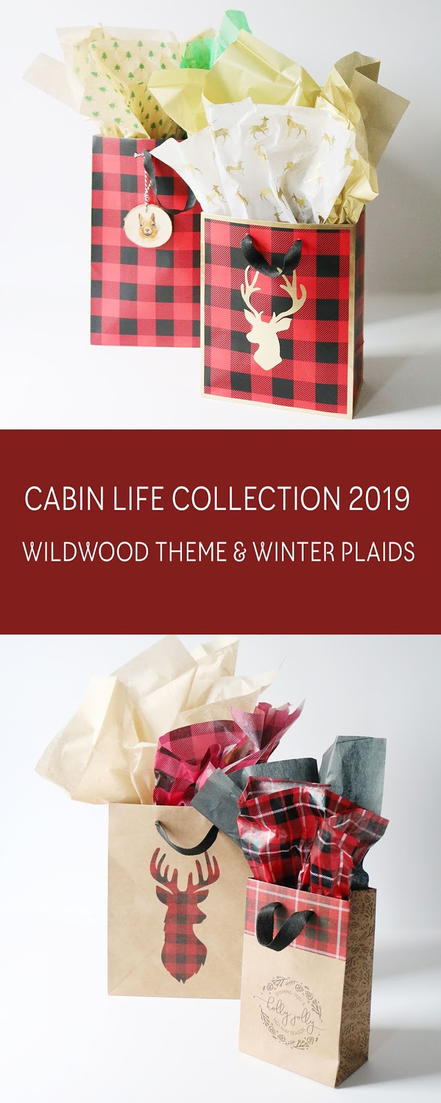 Cabin Life Holiday Collection - wildwood theme & winter plaids | www.creativebag.com