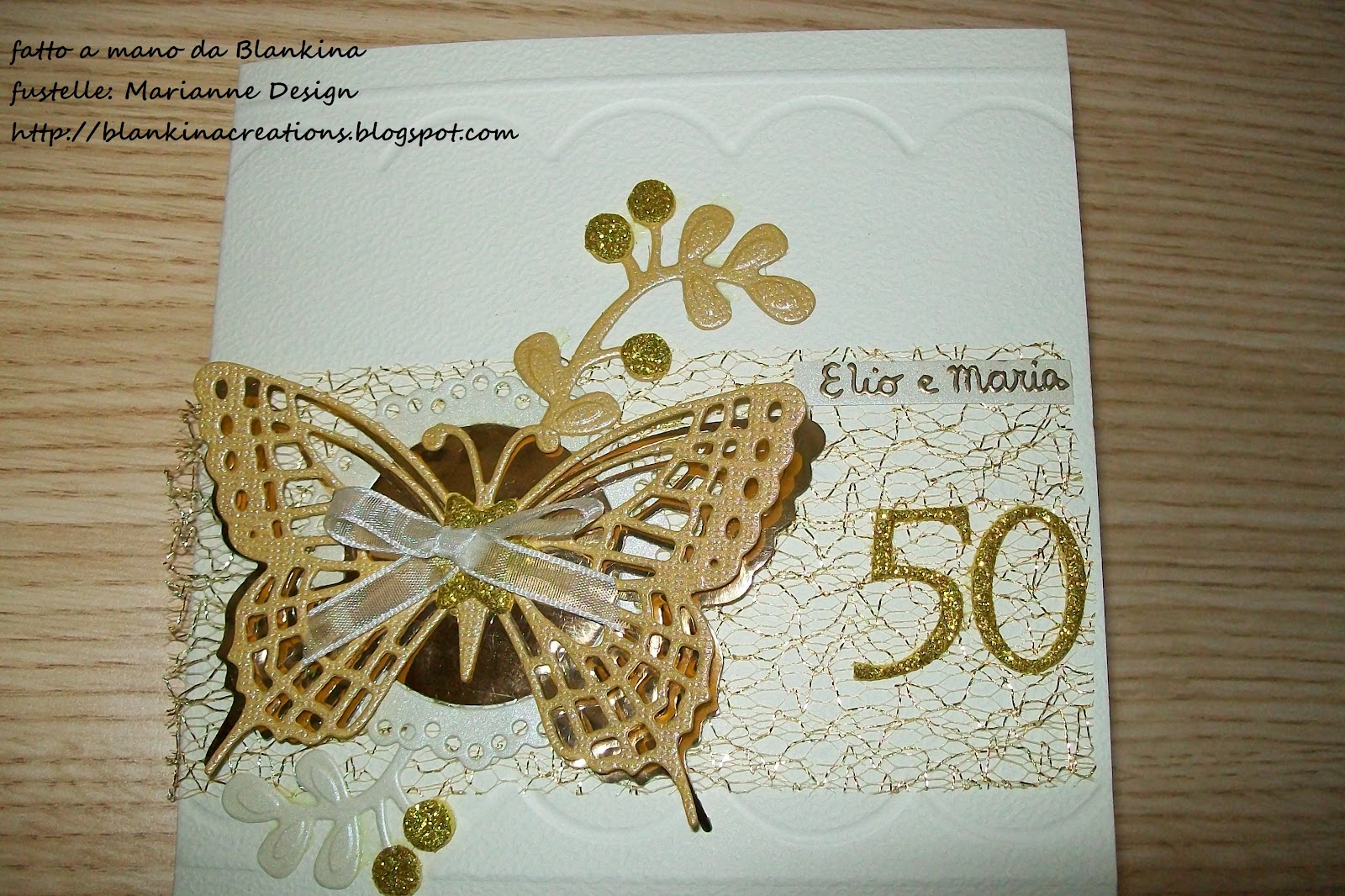 Eccezionale Blankina creations sketchalious sketch 50 Anniversario di Matrimonio EF74