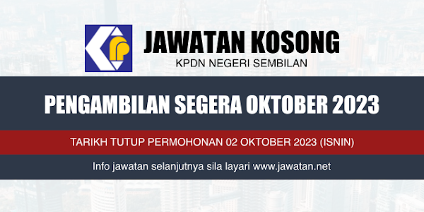 Jawatan Kosong KPDN Negeri Sembilan 2023