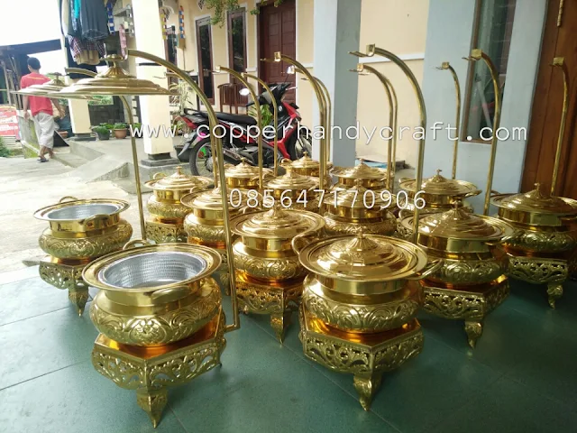 Jual Produk pemanas Tembaga terbaru 2022 - Chafingdish custom Tembaga - Pemanas Tembaga Desain Sesuai Permintaan  -