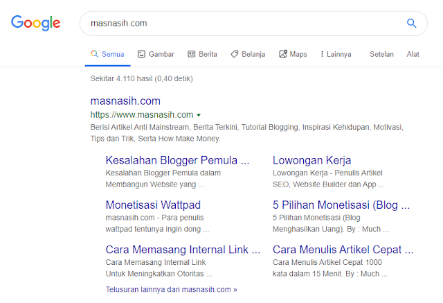 Sitelink masnasih.com