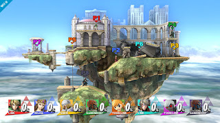 Eight Player Smash on Hyrule Temple