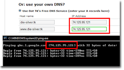 Dapatkan TLD dari Dot.Tk