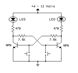 Set - Reset Flip Flop Circuit Diagram