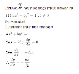 contoh soal implisit