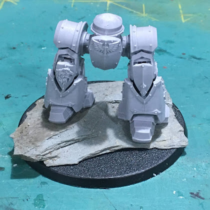 Dark Angels Legion Leviathan Pattern Siege Dreadnought WIP