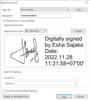 Sign & Certify - Sign