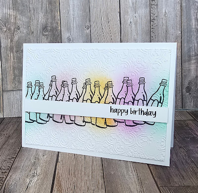 Attention shoppers stampin up easy colouring birthday card